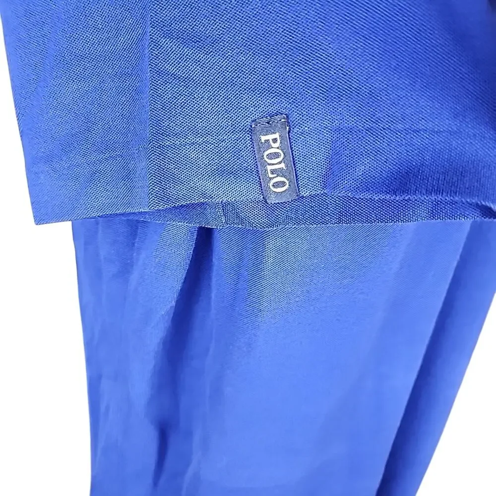 Polo Golf Ralph Lauren Wicking Stretch Polo Shirt Short Sleeve Size M Blue